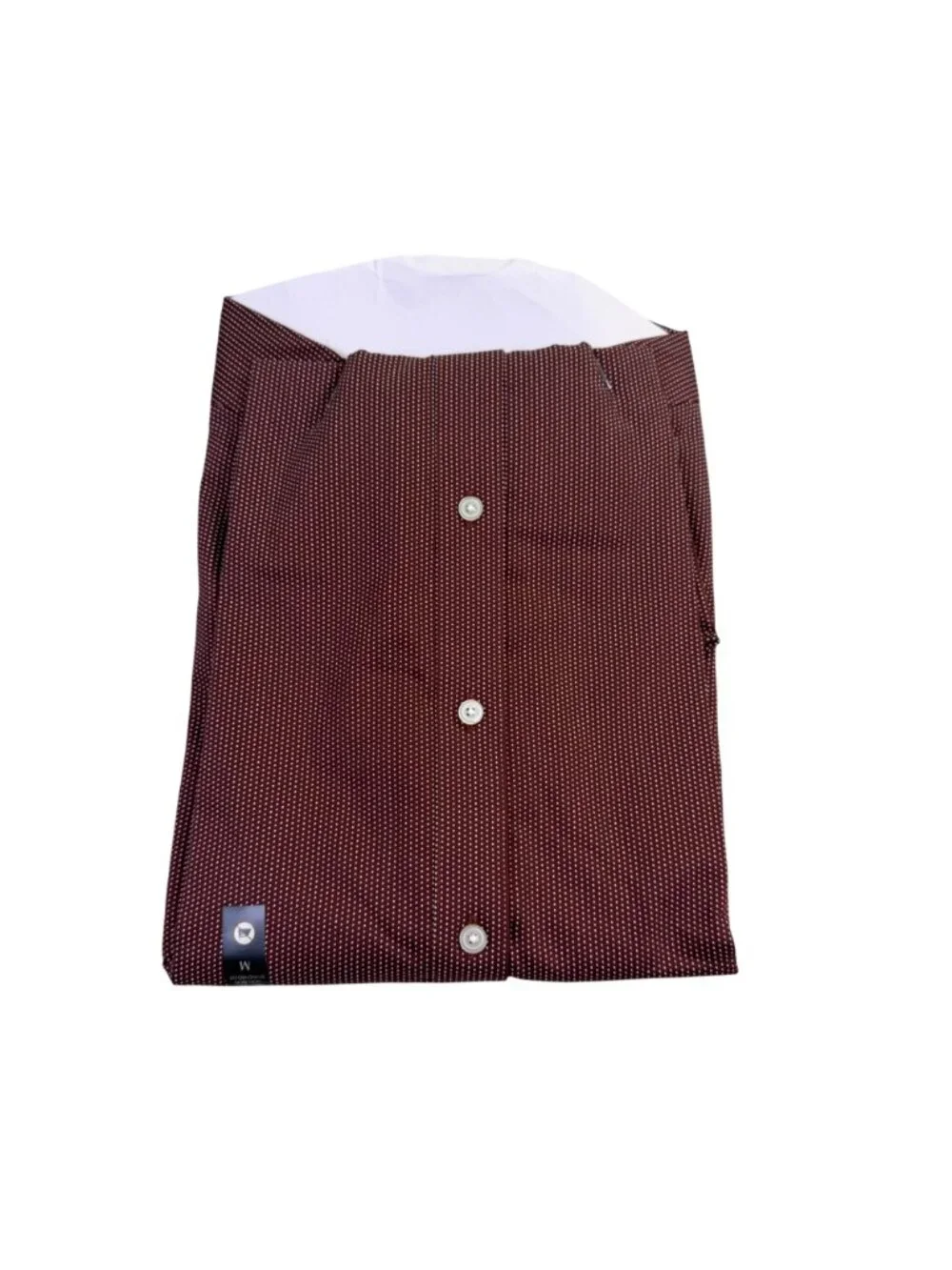 Banana Republic Mens Burgundy Cotton Blend Long Sleeve Button-Up Shirt Size M